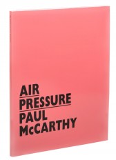 Book Air Pressure. Paul McCarthy
